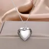 Versión Coreana Diseño de Nicho Joyería de Cadena para Clavícula Elegante Collar de Corazón Doble Cara de Gama Alta para Mujer Gargantilla de Corazón de Melocotón Versátil Venta al por Mayor
