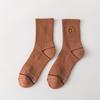 Meias Masculinas de Cano Alto Estrela de Cinco Pontas Basquete Bordado Toalha Felpuda na Parte Inferior Espessadas Absorventes de Suor Algodão Equipamento Meias Quentes de Inverno