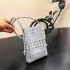 Bolsa Casual Grande Capacidade Feminina 2026 Nova Bolsa de Ombro Único para o Dia a Dia Bolsa de Mão Moda Bolsa Tote Rattan Trançado Vazado
