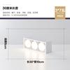Sala de estar minimalista montada en Ming sin luces principales, luces de cubo, luces Gersan, focos antideslumbrantes, focos LED de techo, downlights de techo