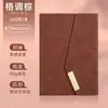 Cuaderno A5 con Logo Personalizado, Regalo para Oficina de Negocios, Piel Suave Engrosada, Diseño de Alta Calidad, Bloc de Notas con Cierre de Hebilla, Cuaderno en Caja de Regalo