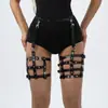 Ygm Novo Conjunto Sexy de Couro Transfronteiriço Boate Vazado Acessórios de Performance Fábrica