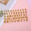 Pegatinas de Polvo Dorado Brillante, Pegatinas de Números, Pegatinas de Letras, Stock Listo del Fabricante al Por Mayor, Por Mayor de Amazon, Comercio Electrónico Transfronterizo DIY