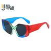 Nueva moda poligonal, gafas de sol europeas y americanas, gafas de sol personalizadas para fiestas transfronterizas, gafas para actuaciones en el escenario