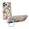 Adecuado para funda de teléfono Apple 17ProMax, soporte con marco de lente incrustado de diamantes para iPhone16, funda magnética 15pro