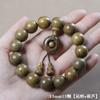 Pulsera de Sándalo Verde Argentino Material Antiguo Sumergido Tronco de Sándalo Pulsera de Cuentas de Buda para Hombres y Mujeres Fabricantes de Pulseras de Rosario de 108 Cuentas