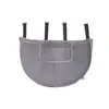Bolsa de Juguete con Cremallera de Fácil Apertura sin Perforaciones Bolsa de Almacenamiento para Baño Gran Capacidad a Prueba de Humedad Bolsa de Almacenamiento de Pared