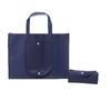 Bolsa Tote Dobrável de Não Tecido Bolsa de Mão Portátil Botão de Pressão Costurado Bolsa Ecológica Bolsa de Compras para Presente Embalagem Ecológica Personalizada