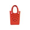 Bolso de Agujeros de Eva Dopamina Estilo Coreano, Accesorio DIY, Bolso de Mano de Moda, Bolso de Playa para Niña