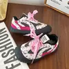 Zapatillas de Lona con Lazo de Dibujos Animados para Niñas 2026 Primavera y Otoño Nuevas Zapatillas Casuales de Malla Versátiles para Niñas Pequeñas