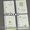 Caderno de Espiral Gato Morango Rosa A7 Estilo Ins Alta Aparência Planejador Estudantil Pautado Espessado Bolso Pequeno