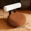 Silla Giratoria con Ruedas para Uso Doméstico, Taburete para Cambiarse los Zapatos, Taburete de Entrada, Silla Móvil, Taburete de Sala de Estar, Taburete Bajo Deslizante