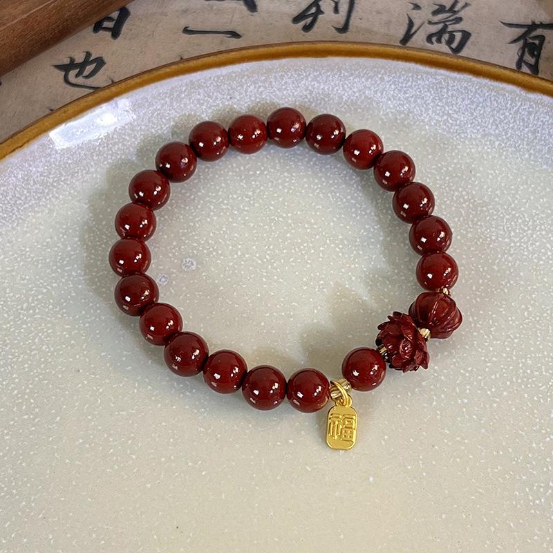 5 大号莲花福坠串珠