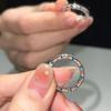 Anillo Geométrico Mobius Retorcido para Mujer, Moda Retro, Estilo Nuevo Sencillo y Popular, Anillo Abierto Personalizado, Anillo para Dedo Índice