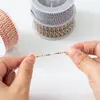 Cuerda Ruyi de Hilo de Algodón Color Mixto Enrollada a Mano Estilo Tibetano Juguete Colgante Trenzado Cordón Cuerda Colorida de Ocho Hilos Borla Hilo para DIY