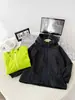 Chamarra con capucha para niños, estilo primavera/otoño, unisex, chaqueta casual a prueba de viento para niños y niñas, tallas mediana y grande, cierre de cremallera, 2843