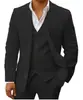 Fábrica de Origen Hecho a Medida Chaqueta de Traje para Hombre de Dos Botones con Estampado Digital Conjunto de Tres Piezas Tallas Grandes Venta al Por Mayor