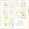 Infeel.Me Time Stitch Series Papel de Escrita Bloco de Notas Adesivas Livro Estilo ins Estilo Coreano Base para Colagem de Diário Papel