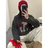 Suéter Suelto Gris Estilo Perezoso para Mujer Otoño e Invierno Camisa Base Engrosada Nueva 2025 Se Puede Usar Afuera en Invierno