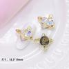 Populares joyas de aleación para uñas de la Reina Madre grandes, corazón de durazno torcido, Diamante, estilo retro, plata, accesorios de diamantes decorativos para uñas