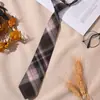 Corbata Pequeña JK Lazo para Estudiante Lazo Estilo Universitario Departamento Japonés Camisa de Uniforme Escolar Combinación Libre Decoración Camisa de Uniforme para Hombre DK Rojo