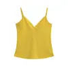 Nueva camisola sexy estilo europeo y americano con tirantes finos y almohadillas en el pecho, top deportivo ajustado y adelgazante