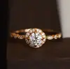 Anel de Diamante Chiba Fashion Wedding Design de Nicho Estilo Ins Europeu e Americano Celebridade de Alto Padrão Super Brilhante Anel Aberto