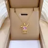 [Acero de titanio] Collar elegante para mujer, cadena de acero con microincrustaciones de cobre, color simple, elegante y elegante, cadena para clavícula.
