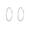Pendientes de plata de ley S999 con forma de oreja, con diseño de círculos retorcidos y suaves que combinan con todo, para mujer, con cara sencilla y fina, para oreja, joya para oreja