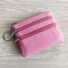 Explosiones Europeas y Americanas Billetera de Monedas de Cuero Genuino para Dama Bolso con Cremallera para Llaves de Casa Bolso Multifuncional para Tarjetas Monedas Monedas Monedas Bolso al por Mayor