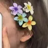 Estilo Bohemio Flor de Huevo Pinza para el Pelo Pinza de Flor para el Pelo Disco para la Parte Posterior de la Cabeza Pinza de Tiburón para el Pelo Pinza de Baño