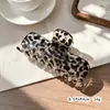 Pinza para el pelo de lunares blancos y negros coreana, estilo retro simple, pinza versátil de color gelatina para la parte trasera de la cabeza, pinza de tiburón
