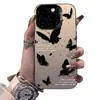 Mariposas Revoloteando Son Adecuadas para Fundas de Teléfono iPhone 17, Modelo Nuevo Apple 16 Pro, 14 Anticaídas, 13 Pro Max Transfronterizo, 15X