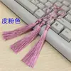 Nudo chino borla colgante oreja empaque adornos marcapáginas borla artesanía accesorios para el cabello caja de dulces