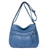 Bolsas para Mulheres 2026 Novo Estilo Bolsa de Ombro de Couro Macio Grande Capacidade Bolsa Transversal para Senhoras de Meia-Idade Bolsa de Mãe da Moda Atacado