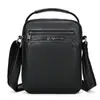 Bolso de Hombro para Hombre de Piel de Vaca de Primera Capa de Amazon, Bolso de Alta Gama para Hombre, Bolso Cruzado de Mano de Cuero Genuino de Gran Capacidad de Moda