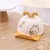 Gorra con visera para bebé de primavera y verano, gorra de béisbol de ala suave, lindo sombrero de conejo para niño, sombrero de bebé, comercio exterior M276