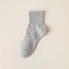 Calcetines Zhuji para Mujer de Tubo Largo Antibacterianos Absorbentes de Sudor Desodorantes Casuales de Color Sólido de Media Caña Calcetines Altos para Pareja Calcetines para Hombre