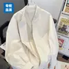 Chamarra corta estilo americano 2026 para hombre, adecuada para primavera, otoño e invierno, abrigo de algodón grueso acolchado, chamarra de algodón de marca moderna, chamarra de béisbol