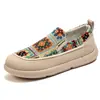 Sapatos Casuais Slip-On Tendência Retro Nicho para Primavera e Verão para Homens e Adolescentes, Sapatos Casuais Fashion de Cano Baixo