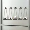 5 tipos de imanes para columpio de rama de árbol de panda, populares 3D creativos suaves y lindos tesoro nacional decoración del hogar imanes para refrigerador