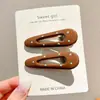 Pinza para el pelo de pato con lunares de colores y forma de gota de agua, pinza lateral para flequillo y cabellos sueltos, pequeño accesorio para el pelo, pasador para mujeres