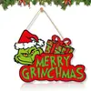 Decoraciones colgantes creativas de letras de madera navideñas transfronterizas para fiestas, paredes del hogar, decoraciones navideñas, letreros de puerta y manualidades