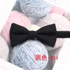 Pajarita de Color Sólido de Doble Capa para Hombre Estilo Británico Moda de Negocios Accesorios para Traje Pajarita de Boda Venta al por Mayor