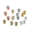 Cuentas Espaciadoras Chapadas en Oro Resistentes al Deslustre 14K/18K, Sueltas