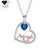 Kaman its moda europeia e americana explosões transfronteiriças colar de dia das mães colar em forma de coração MOM presente para a mãe
