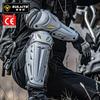Protector de rodillas y codos para motocicleta, equipo de protección para hombres y mujeres, protector de piernas para motocicleta, protector transpirable de verano para exteriores.