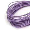 Corda Colorida Redonda de Couro Sintético para DIY Feito à Mão Elástica Colorida para Laços de Cabelo, Pulseiras, Colares e Materiais de Acessórios de Cabelo