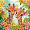 Frete Grátis Tamanho Grande Pintura com Diamantes Diamantes de Formato Irregular DIY 5D Diamantes Brilhantes Desenho Animado de Animal Atravessando Fronteiras Atacado Pintura Adesiva Mais Vendida