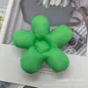 Broche de flor de algodão estilo coreano, tridimensional, feito à mão, flor de tecido, boneca, meias, roupa, bolsa, acessórios de vestuário DIY